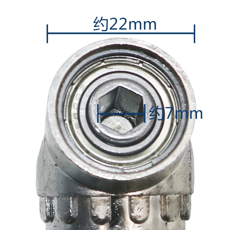 Nuovo Set di cacciaviti ad angolo a 105 gradi adattatore per supporto punte regolabili ugelli strumento per cacciavite ad angolo Driver ad angolo magnetico da 1/4 "pollici