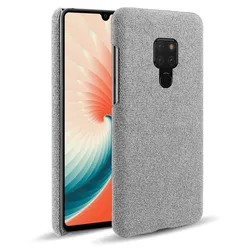 Cloth Cases For Huawei Mate 20 Case Slim Retro Cloth Hard Phone Cover For Huawei Mate 20 Mate20 HMA-L09 HMA-L29 Funda Coque Capa