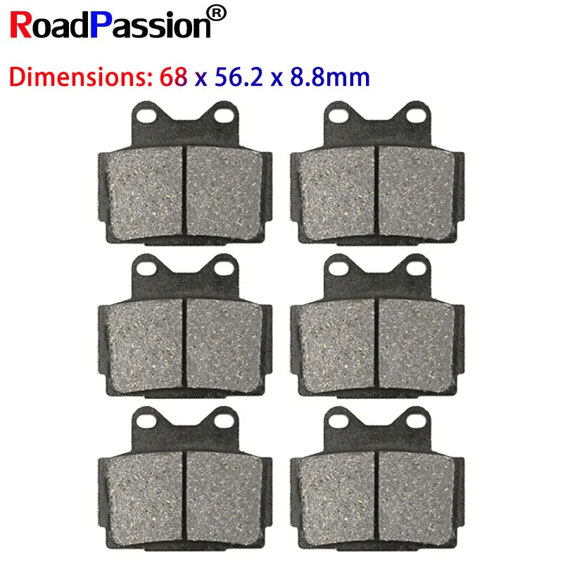 Motorcycle Parts Front Rear Brake Pads Disks For YAMAHA SRX600 (1JK) SRX 600 S/SC DR200 RZ250R RZ250RR RD350F/F2 RD350N RD350R