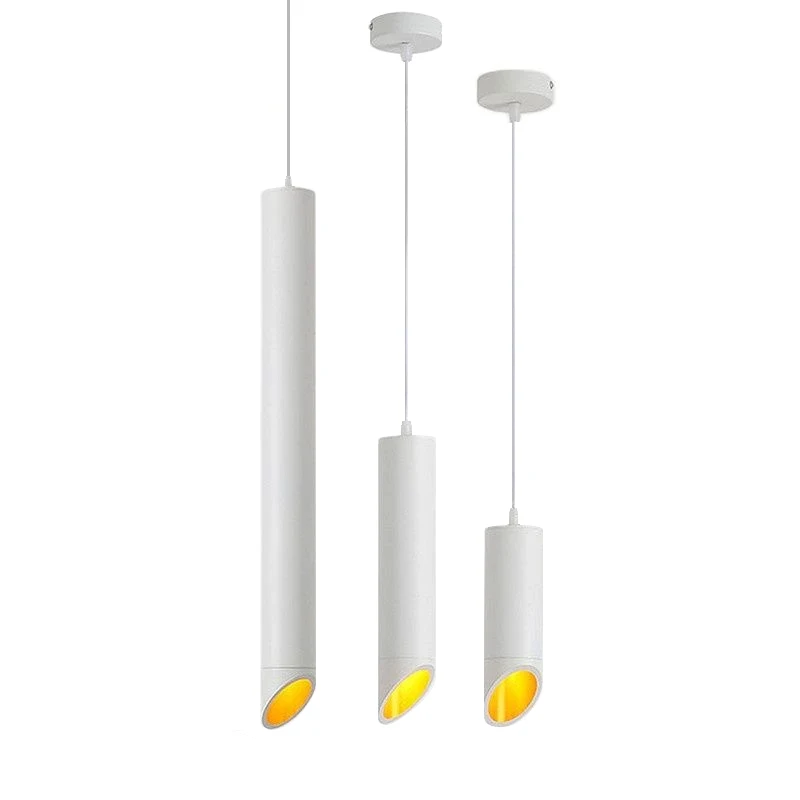 Cilindro Dimmable LED Luzes Pingente, Lâmpadas De Tubo Longo, Cozinha, Sala De Jantar, Loja, Bar, Cordão Decoração, Lâmpada De Fundo