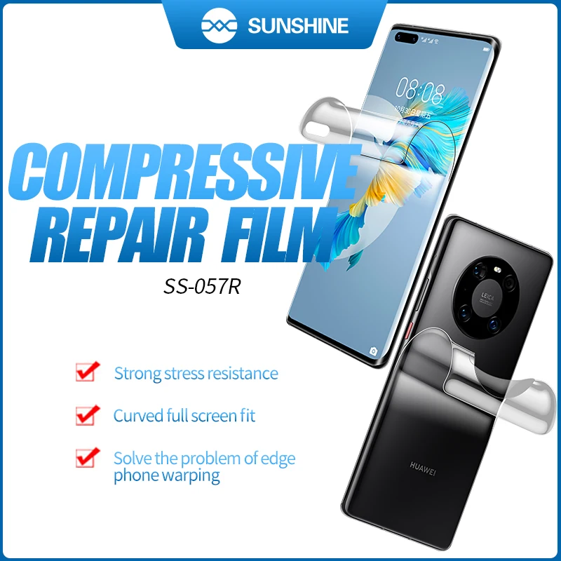 50PCS SUNSHINE SS-057R Compressive Repair Hydrogel Film Screen Protectors For Surface Phone Plotter Sheets For Cutter Machine