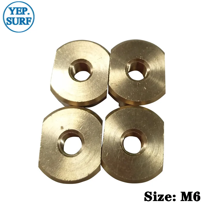 FoilMount 4pcs per set  Size M8/M6 Hydrofoil Mounting T-Nuts for All Hydrofoil Tracks Free Shipping