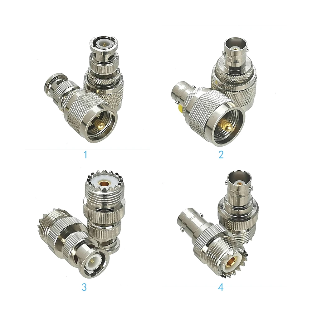 1 szt. Wtyczka męska i żeńskie gniazdo złącze Adapter koncentryczny RF UHF SO239 PL259 do BNC
