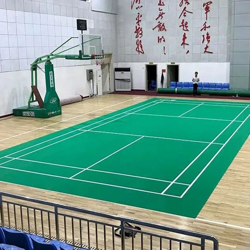 Beable BWF Approved Victor Synthetic PVC Roll Badminton Flooring