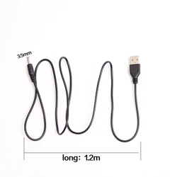 1/2PCS 1.2m Long 3.5mm USB Cable/wire for Tens Ems Slimming Therapy Massager Connect Physiotherapy Machine or TENS Unit