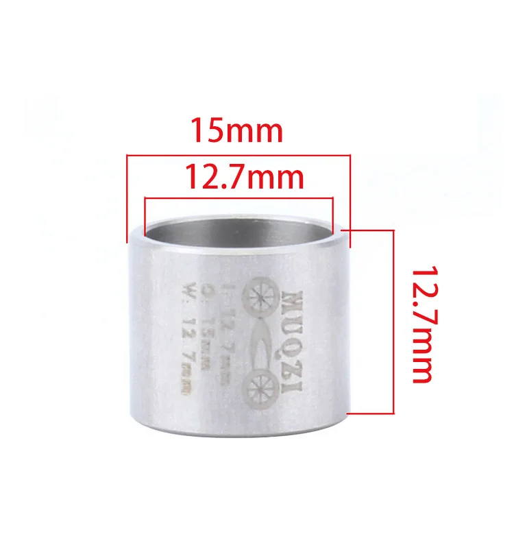 MUQZI Mountain Bicycle Rear Bile Shock Absorbers Du Bushing Suspension Parts Stainless Steel Bushing 12.7*15*12.7mm