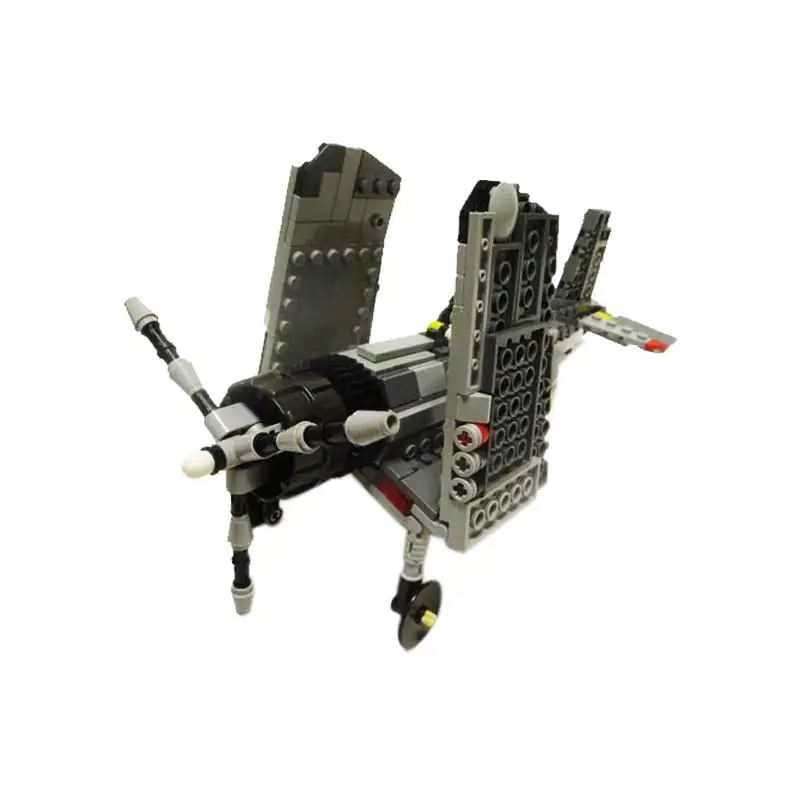 MOC Building Bricks Space Series F-4 Fighter Aircraft Model DIY Assembly Bricks Collection Display Toys Xmas Gifts