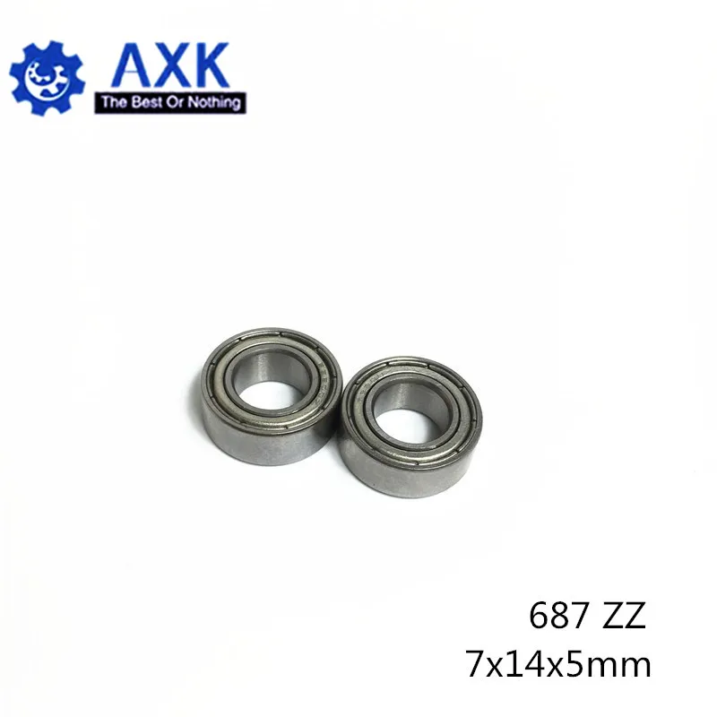 

687ZZ Bearing 7*14*5 mm ( 10 PCS ) ABEC-5 Miniature 687 Z ZZ High Precision 687z Ball Bearings