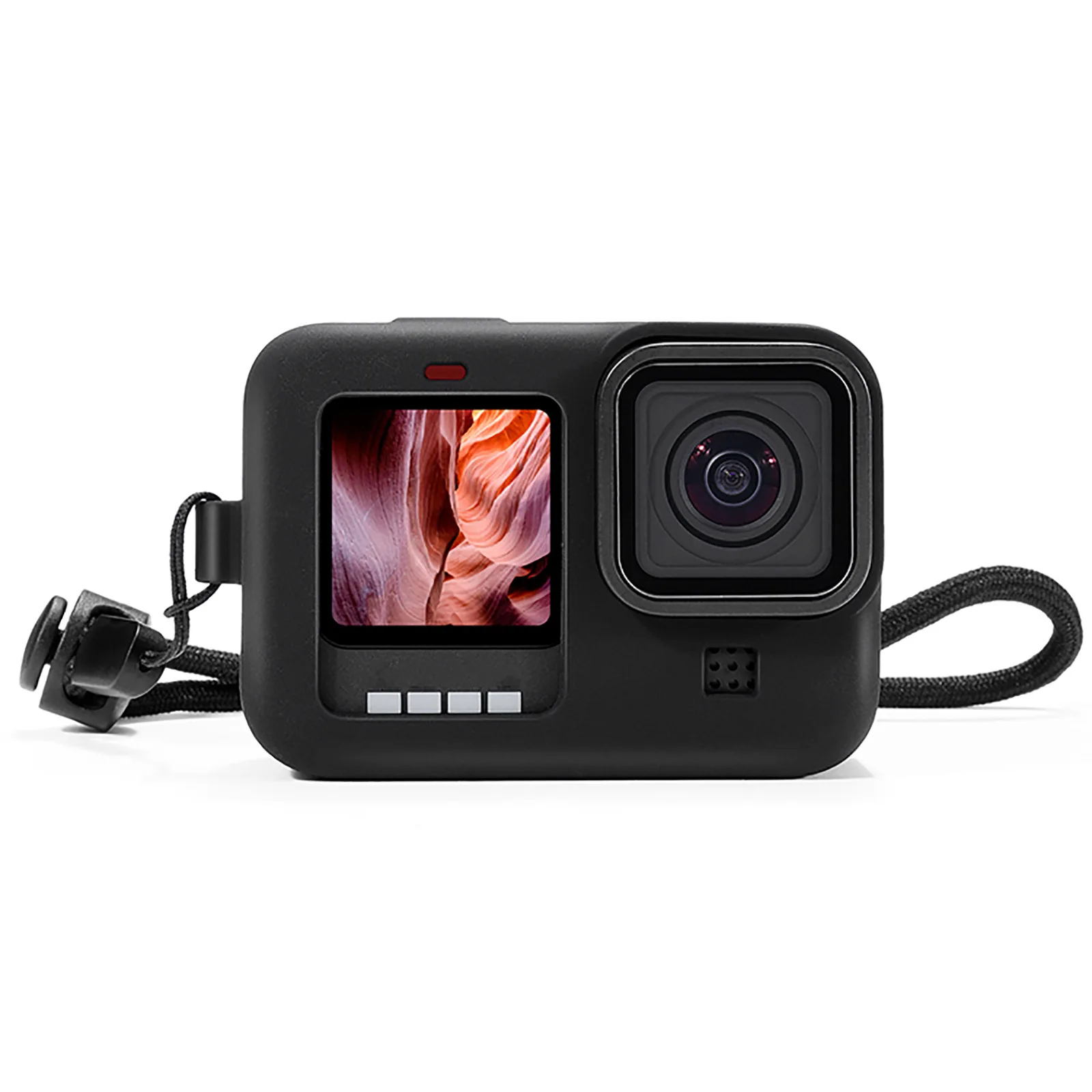 Silicone Ốp Lưng Bảo Vệ Vỏ Bảo Vệ Khung Viền Cho Gopro Hero 9 SportsCameraAccessories