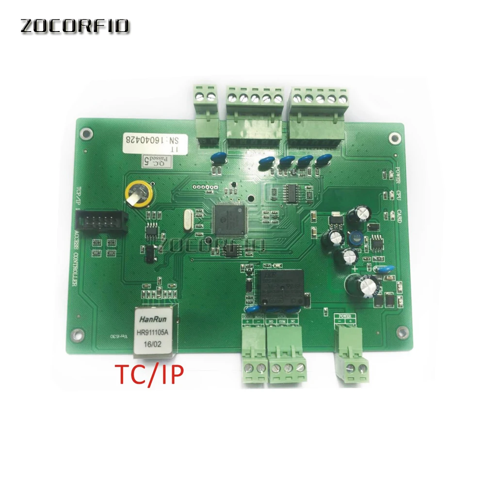 Network Access Control Panel Board With Software Communication Protocol TCP/IP Board Wiegand Reader for 1 Door