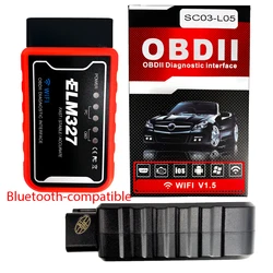2020 OBD2 Elm327 V1.5/V2.1 wifi Bluetooth-compatible Car Diagnostic Tools Android/Symbian For Bmw e46 For Volkswagen,etc.