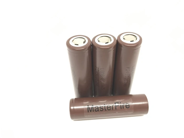 

6pcs/lot MasterFire HG2 18650 3000mAh battery 18650HG2 3.7V discharge 20A dedicated e-cigarette Power lithium batteries cell