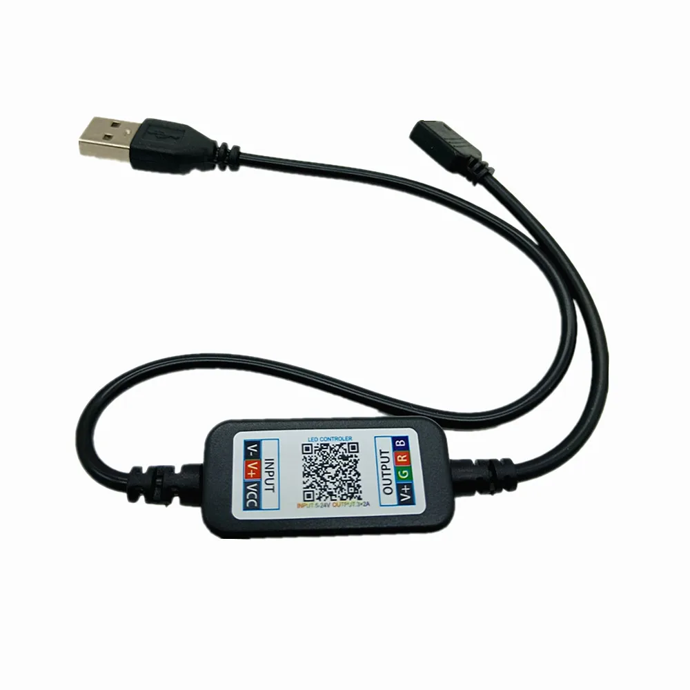 5V-24V Bluetooth Controller Mini Wireless Dimmer 3 Channel Mini Smart RGB Led Controller For RGB LED Strip Light