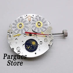 Multi-function watch movement st1655 moon phase date/day automatic mechanical movement