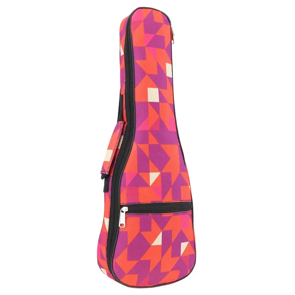 1 Piece 21 / 23 / 26 Inch Portable Colorful Ukulele Bag 10mm Sponge Soft Case Gig Ukulele Mini Guitar Waterproof Backpack