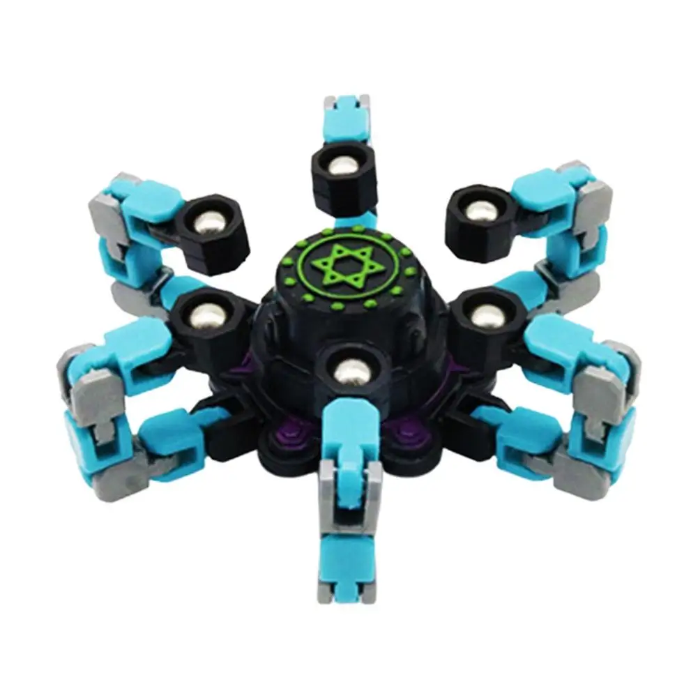 Transform Handheld Fidgets Spinners Toys Deformable Finger Hand Spinner Spinning Super Friday New Year Gifts Focus Children Toys