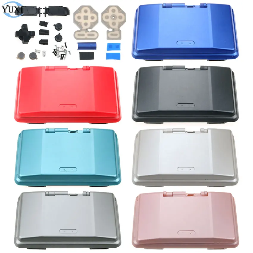 YuXi Full Housing Shell Case Cover with Buttons & Screws For DS for NDS Game Console Replacement Case Repair Parts