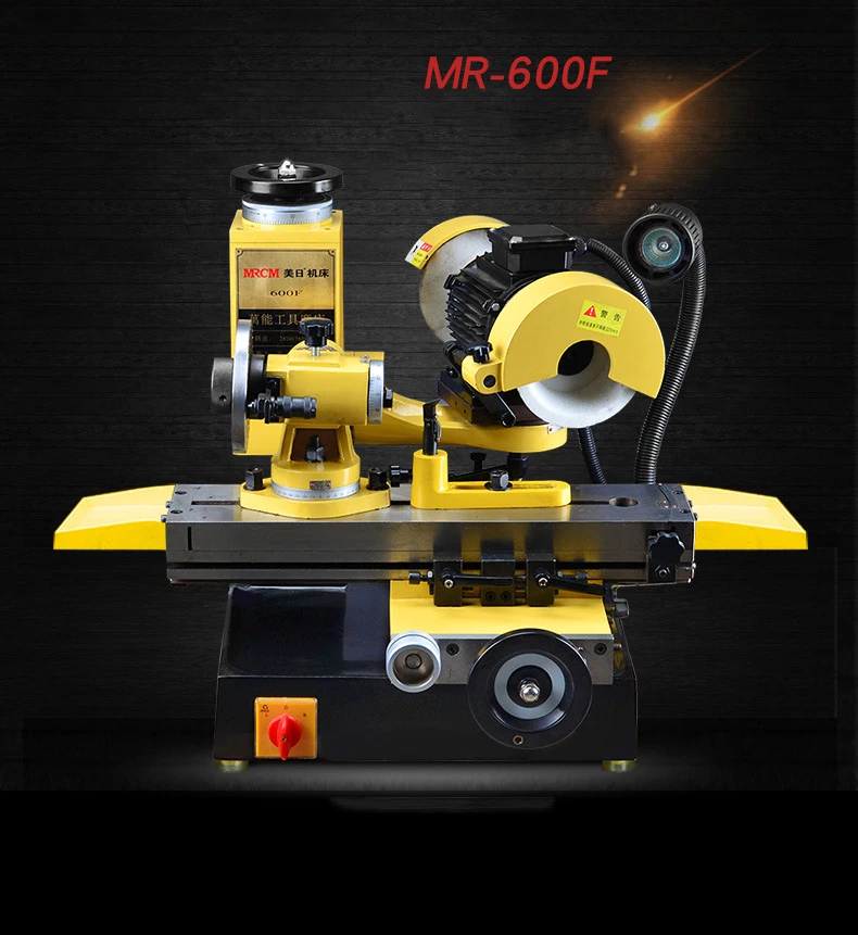 MR-600F Universal Grinding Machine Electric Grinder Tool Grinder Drill Milling Cutter Three Bevel Machining Center