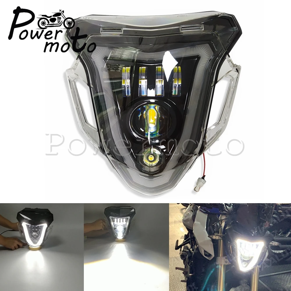 Motorcycle LED Headlight Assembly Replacement Headlamp For BMW F800R 2015 2016 2017 2018 2019 Waterproof DRL High Low Beam Light