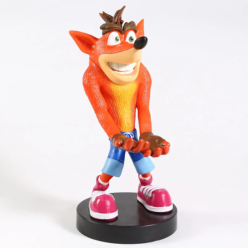 Crash Bandicoot PVC Figure Phone & Controller Holder Model Decoration Toy Brinquedo