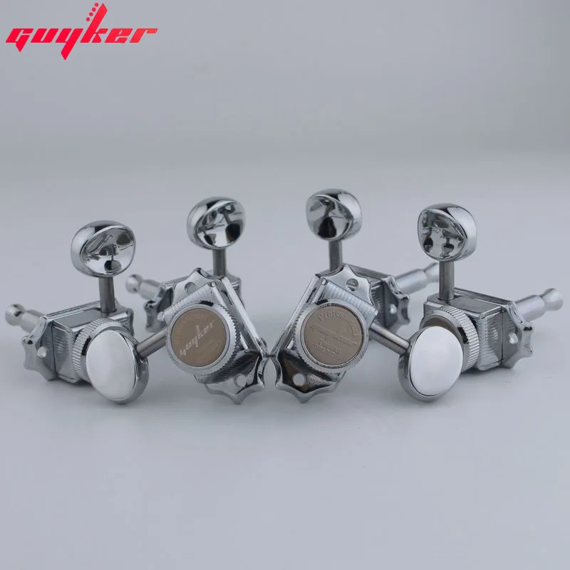 1 SET 3R3L GUYKER Lock String Tuners Vintage Tuners Machine Heads Tuners  Chrome