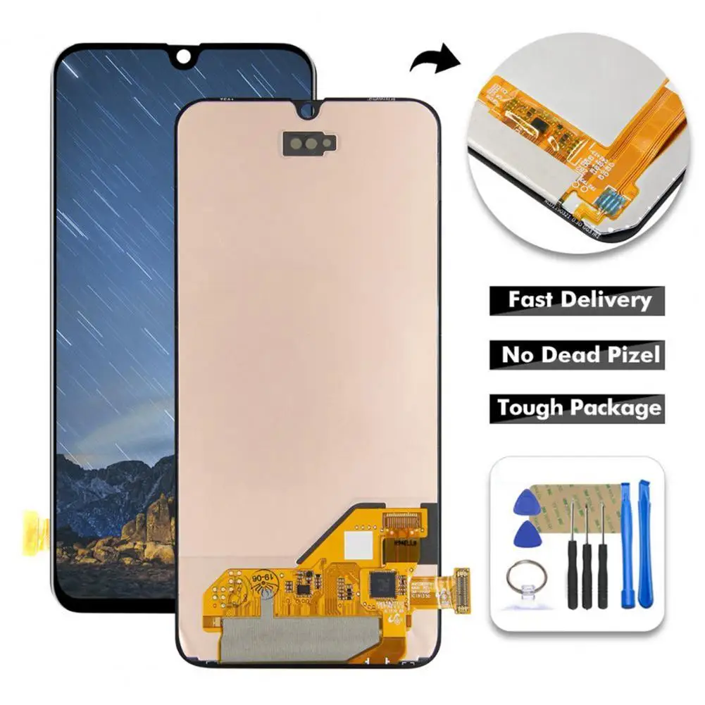 100% Original Digitizer Replacement for Samsung Galaxy A40/A405/A405F Tempered Glass Mobile Phone Screen Digitizer