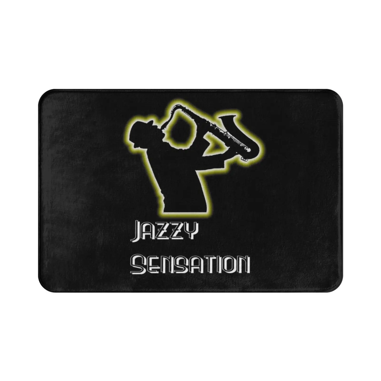 Jazzy Sensation Carpet 1250 Carpet Jazz Music Sax Horn Player Artist