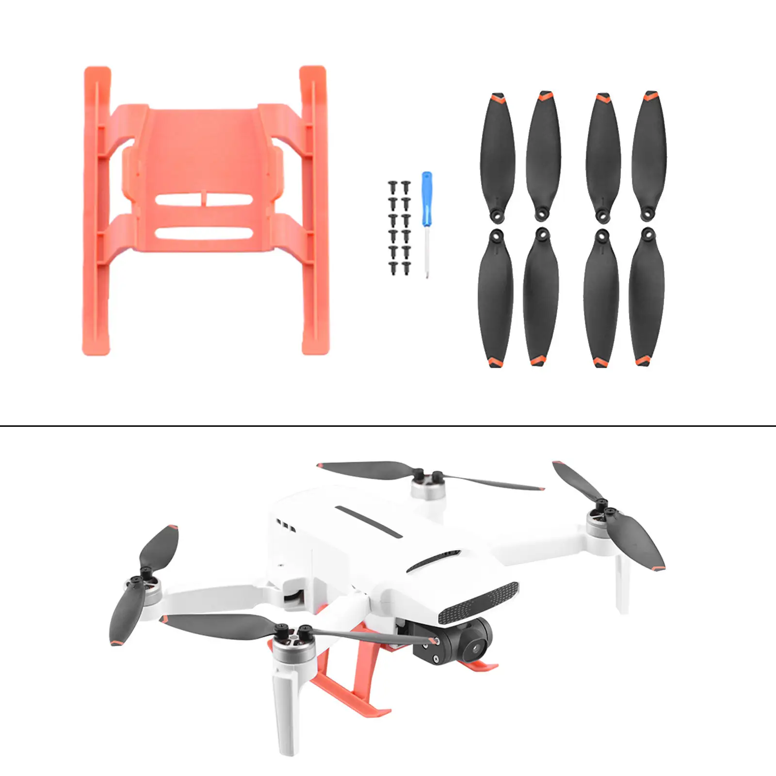 Kit de train d'atterrissage à dégagement rapide, extension de hauteur pour Xiaomi FIMI X8 MINI Drone, longue jambe de protection des pieds, support de protection, accessoires