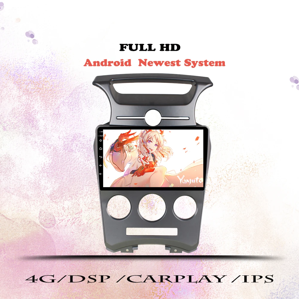 

Android 11.0 for Kia Carens 2006-2012 Car 2 Din Radio 4G WIFI Carplay Head Unit Multimedia Video Player Navigation GPS No DVD 9"