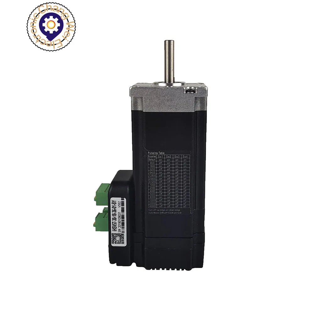 

Servo motor NEMA23 / 57 JMC integrated servo IHSV57-30-18-36-01-T-33 motor driver + motor integrated 180W 0.6NM 3000rpm DC36V