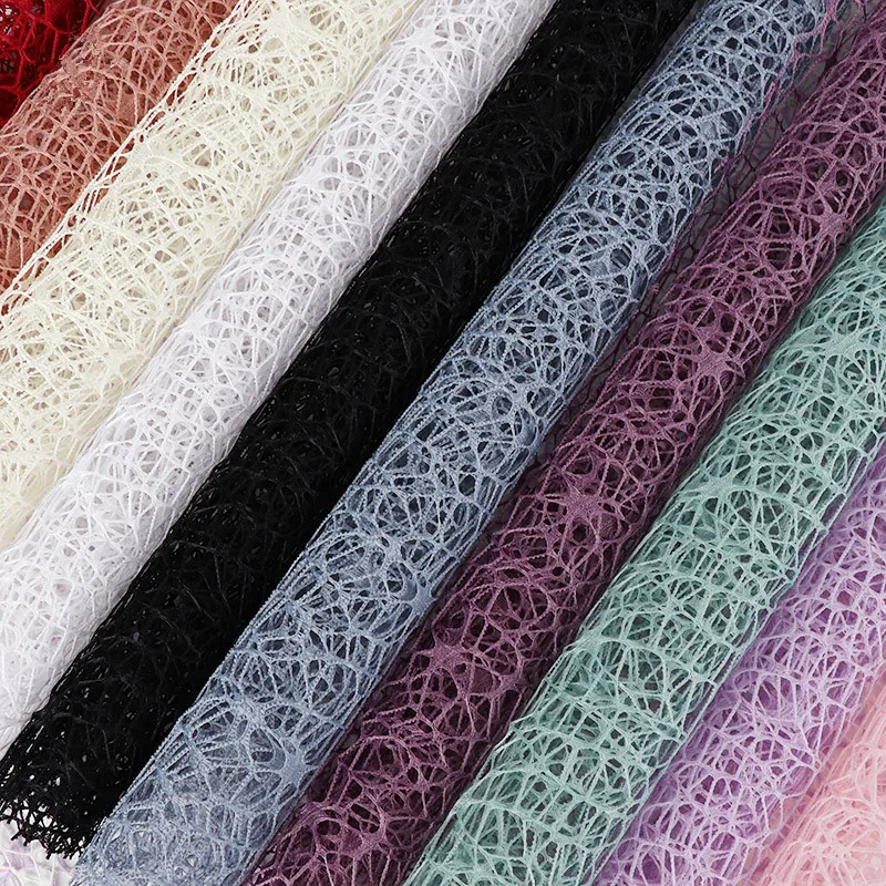 Color Organza 48cm *1 yards Bouquet Packaging Gauze Mesh DIY Craft Supplies for Scrapbooking Wedding Baby Party Decor Pendants