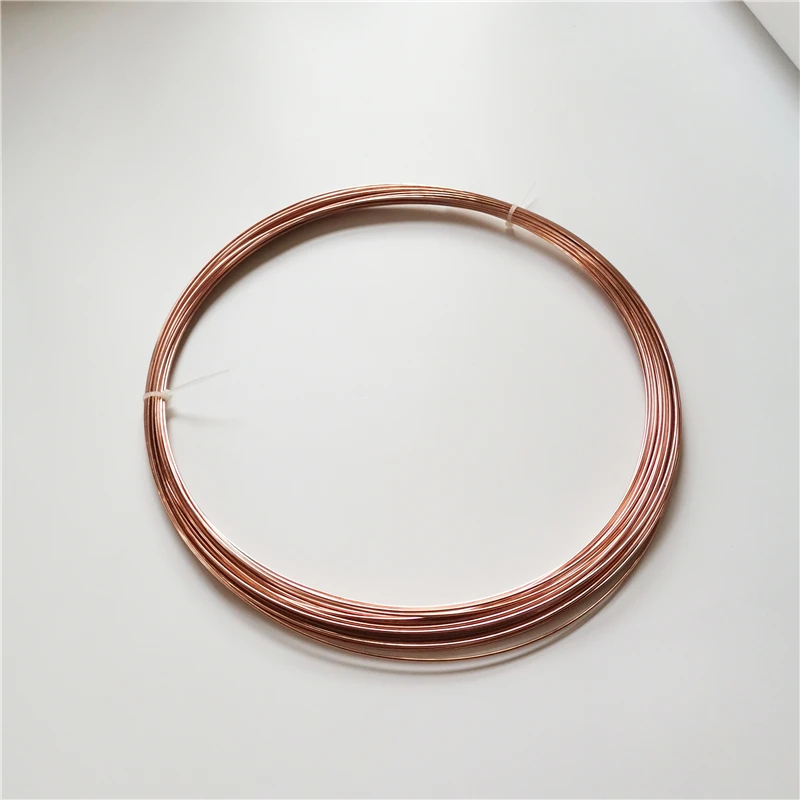 1000g/roll Diameter1/1.2/1.5/1.8/2/2.5/3/4/5 mm Copper line T2 Copper Red copper Line Bare Wire 99.90%