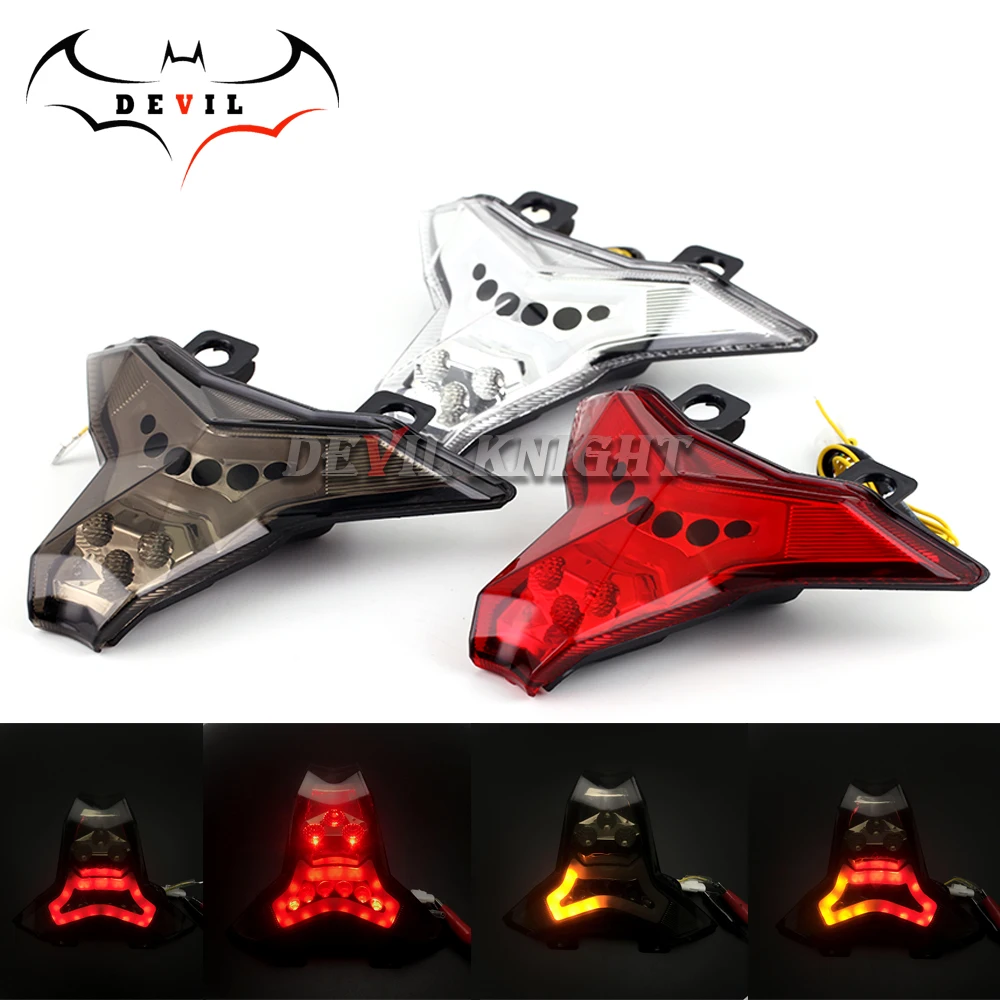 

LED Tail Light Brake Turn Signal For KAWASAKI Z1000 2014-2018, ZX-10R ZX-10RR NINJA 2016-2018 Motorcycle Integrated Blinker Lamp