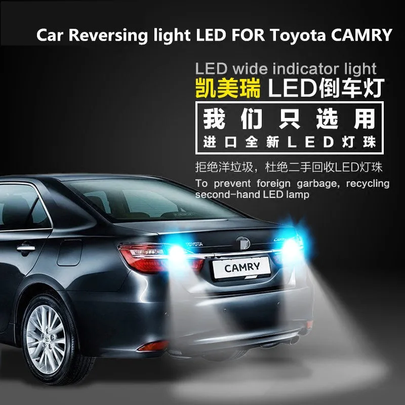 Car Reverse light LED FOR Toyota CAMRY T15 9W 5300K Back-up auxiliary light bulb CAMRY backup light LED  modification