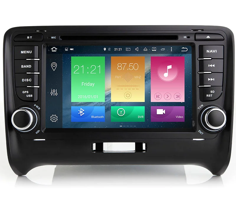 

7 inch Android System Car Multimedia Player For AUDI TT MK2 2006-2014 TDA7850 Carplay DAB GPS Radio