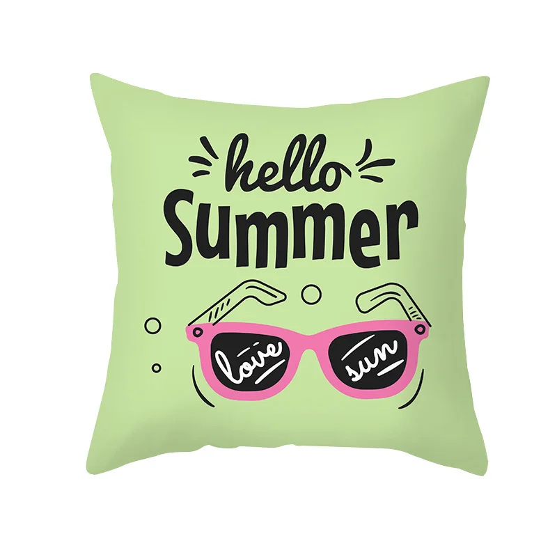 Summer Fruit Cushion Cover Creative Macaron Polyester Pillow Case Decorative Pillowcase For Sofa Party Home Decor Cushion Cover