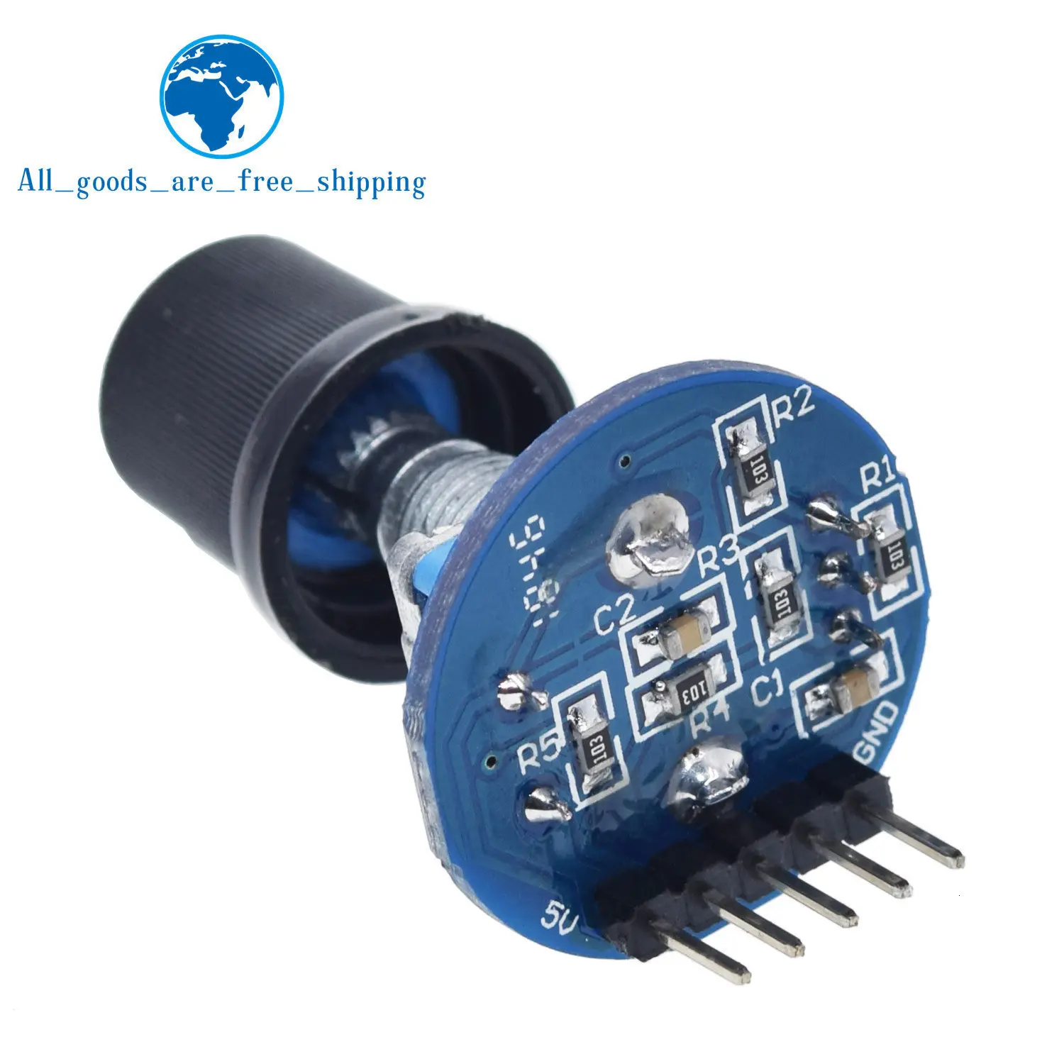 TZT 1/3PCS Drehgeber Modul für Arduino Ziegel Sensor Entwicklung Runde Audio Rotierenden Potentiometer Knopf Kappe EC11 – Detail 8