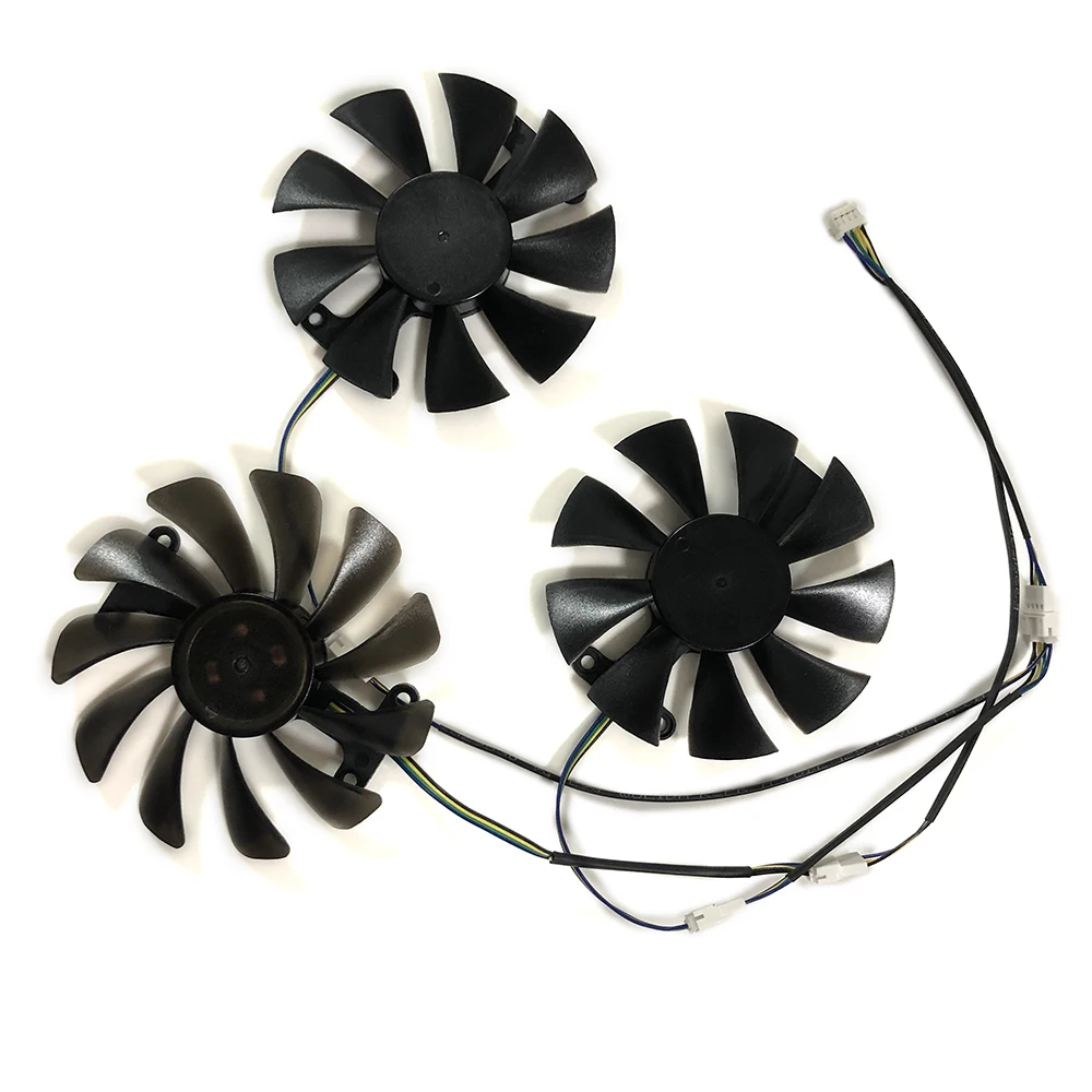 3Pcs/Set Yeston RX580 8G D5 Game ACE PA GPU Cooling Fan GA91S2H For Yeston RX 580 Cards As Replacement