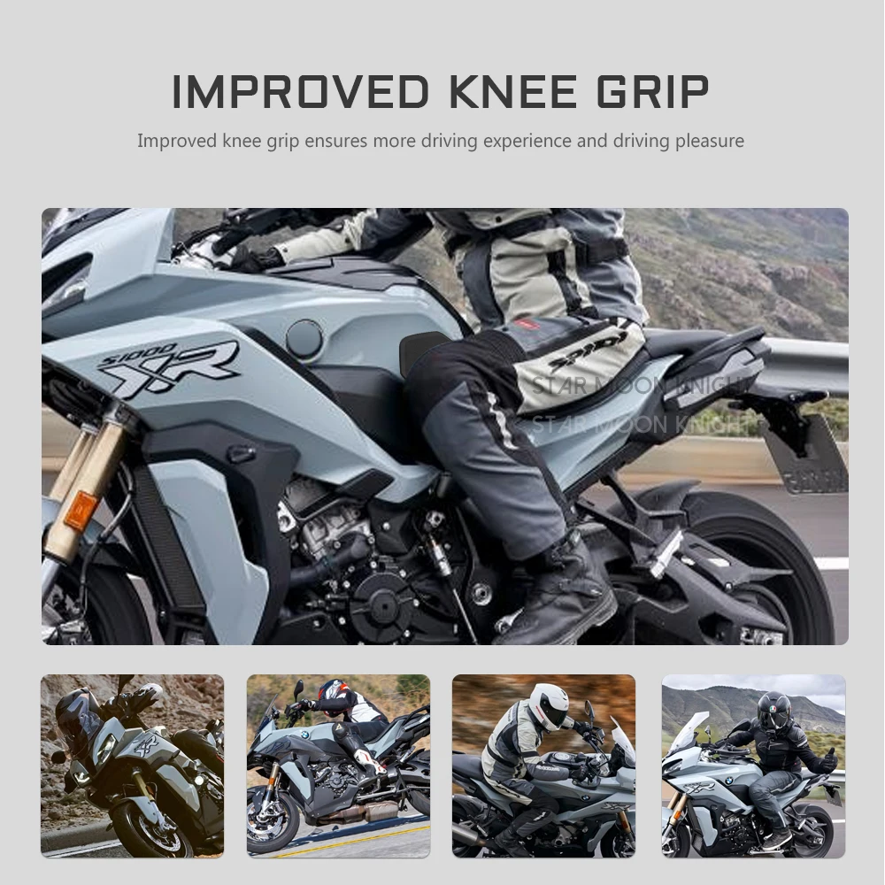 Motorcycle Stickers Decals Fuel Oil Tank Protector Pads Kit Black Decoration Accessories For BMW S1000XR S 1000 XR 2020 -