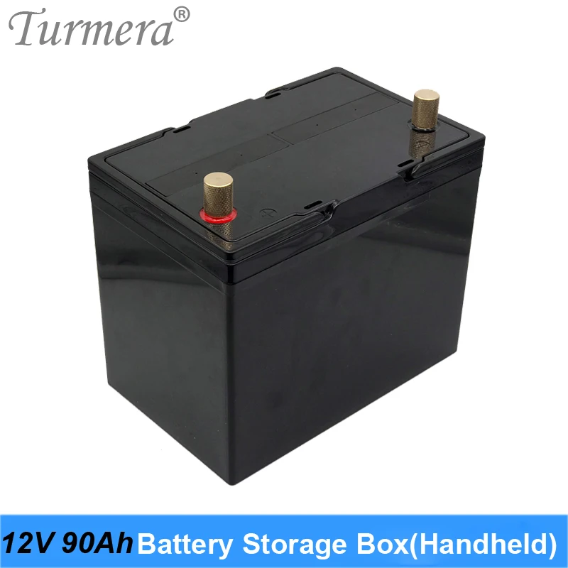 

Turmera 12V Battery Storage Box for 3.2V Lifepo4 Battery Use Can Build 90Ah to 100Ah for Solar System Uninterrupted Power Supply