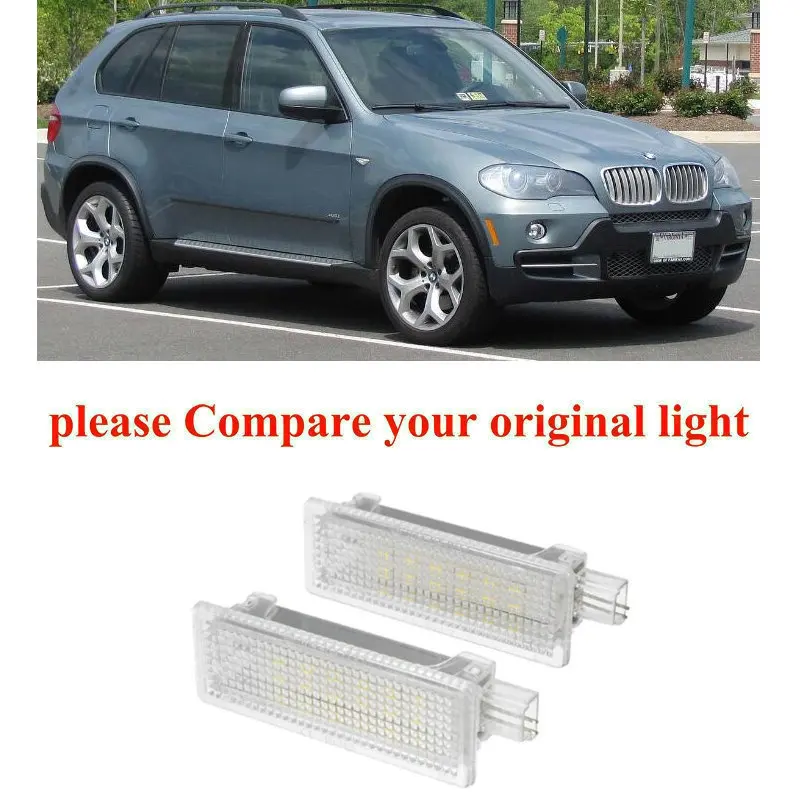 

2pc Car Accessories Special Car Door light Lamp For BMW F01 F02 E70 E71 E85 E86 canbus error free