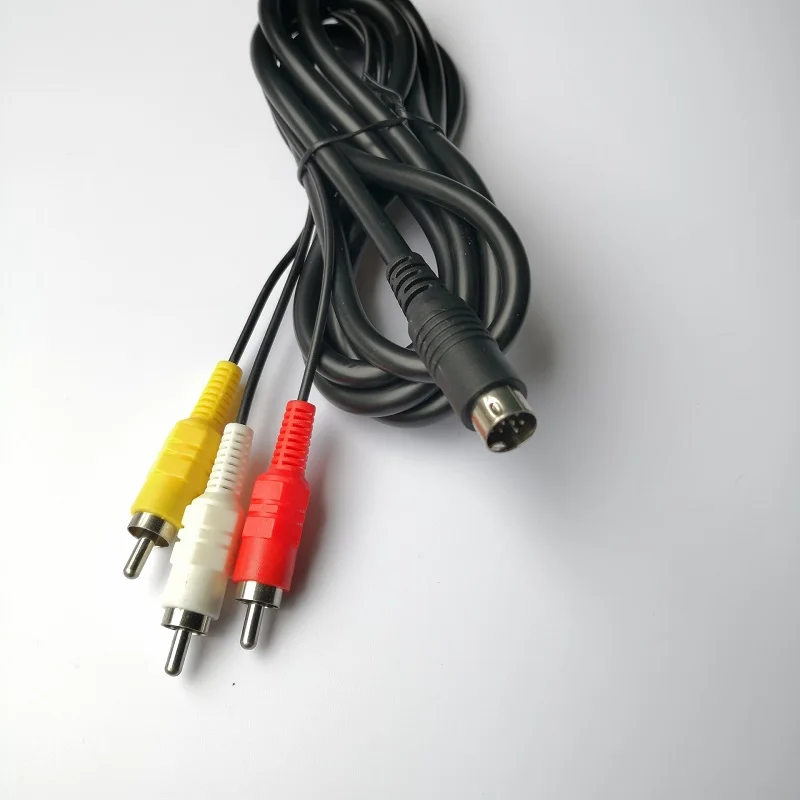 Cable de TV compuesto de Audio y vídeo, Cable AV para Mega Drive 2, Sega Genesis 2 y 3