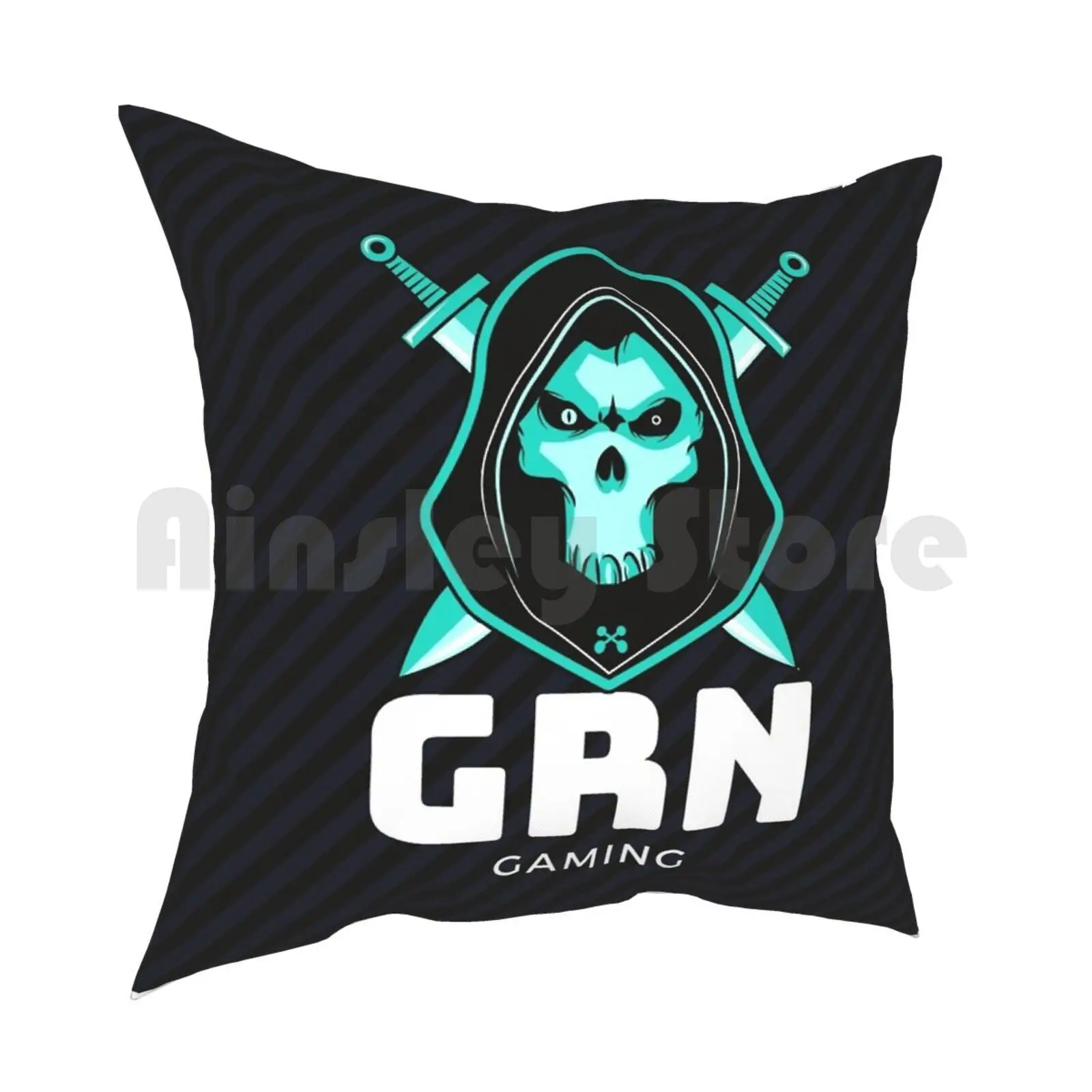 G R N Pillow Case Printed Home Soft Throw Pillow Grn Sports Lover Sports Lovers