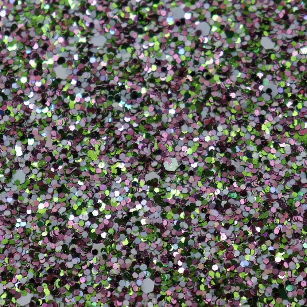 30cmx134cm Roll Mix White Pink Green Chunky Glitter FabricLeather For Bows Earring DIY CN056