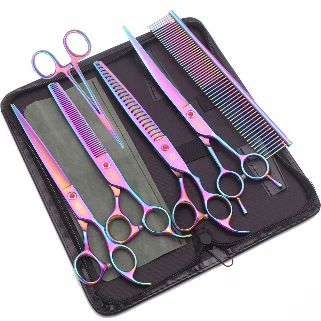 Dog Grooming Scissors Purple Dragon 8