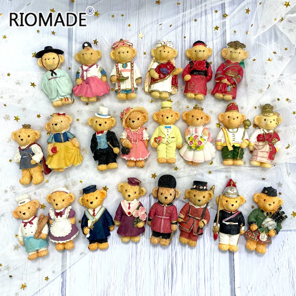 Niedźwiedź kremówka Mold 22 Style Valentine Bears silikonowe formy ciasto dekorowanie narzędzia babeczka czekoladowa Handmade Craft forma do pieczenia