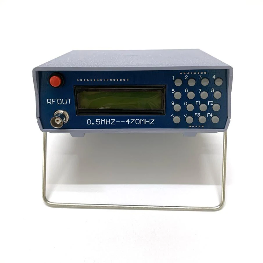 New version High frequency signal source RF signal generator 0.5-470MHz 0.5MHz-470MHz FM interphone RF signal generator tester