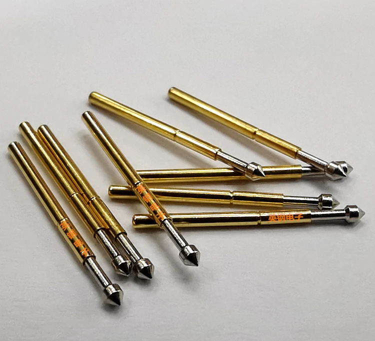 100Pcs Test Probe 1mm Pogo Pin P75-E2 Umbrella Head Test Probe 1.3MM Conical Head Test Probe