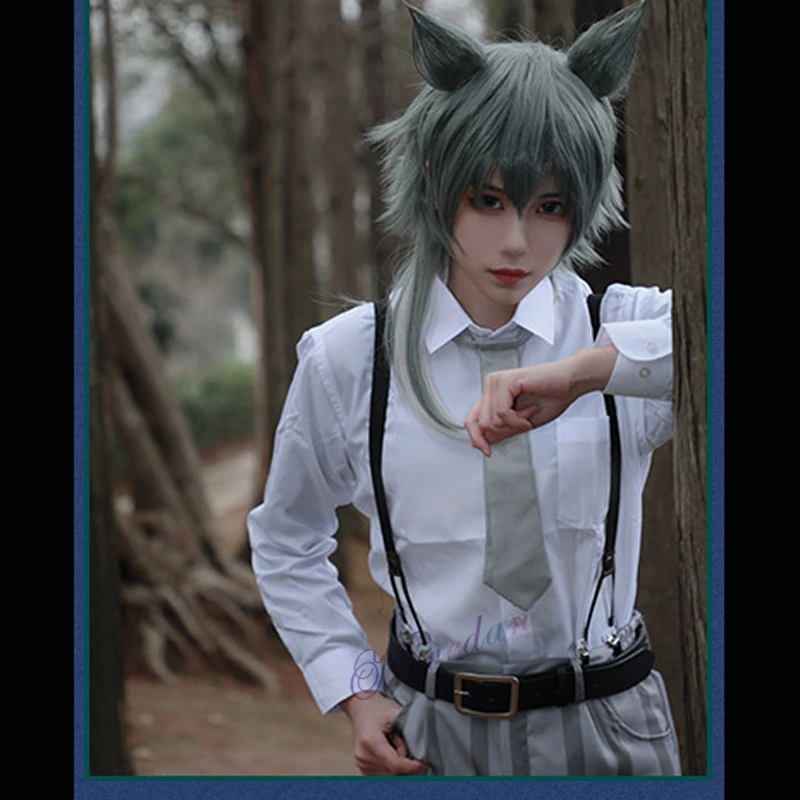 BEASTARS Legoshi Haru Costume Cosplay camicia gilet pantaloni giapponese Anime uniforme scolastica vestito ragazze ragazzi Costume da festa per adulti