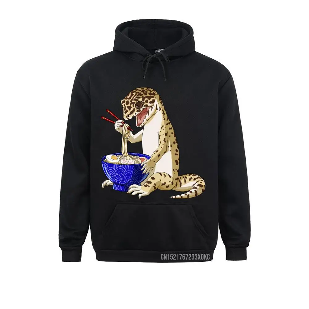 

Funny Japanese Kawaii Ramen Reptile Leopard Gecko Pullover Hoodie Sweatshirts Geek Brand Men Winter/Autumn Hoodies Group Clothes